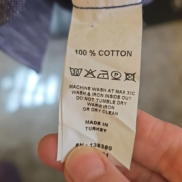 32 Bar Blues Cotton Dress Shirt - Picture 4 of 8